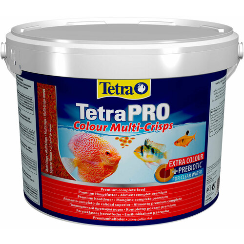 TETRA PRO COLOUR корм чипсы для всех видов рыб для усиления и поддержания окраски (10 л х 2 шт)