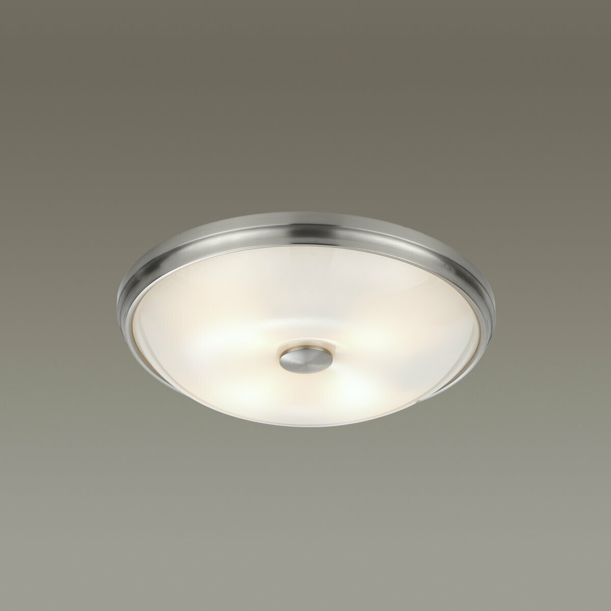 Настенно-потолочный светильник цвет матовый никель/металл/белый, цоколь E14 4*5-10W, ODEON LIGHT PELOW 4957/4
