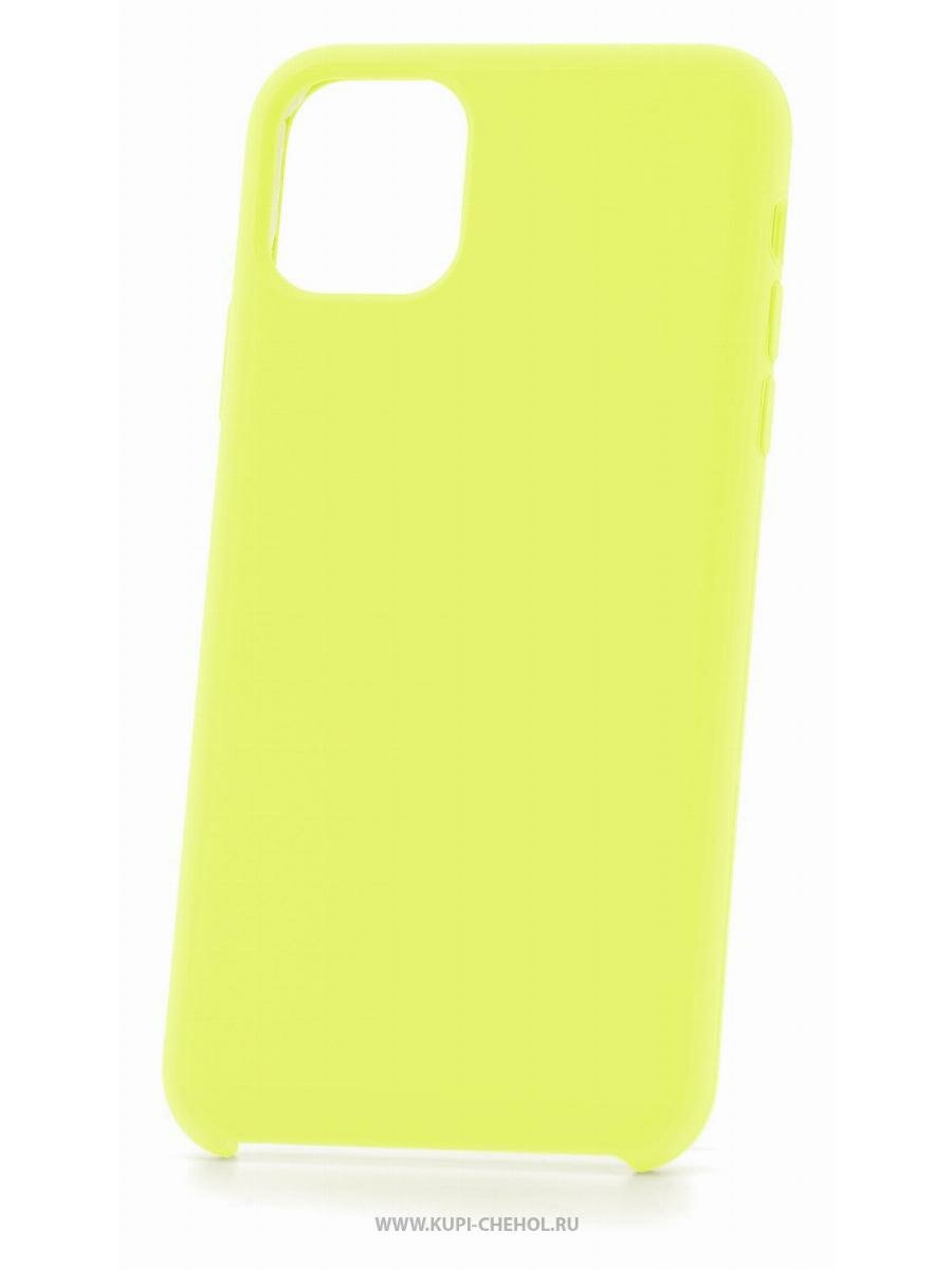 Чехол для iPhone 11 Pro Max Derbi Slim Silicone-2 лимонный