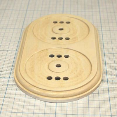 фото Подложка двухместная деревянная Бук лак. Беленый дуб