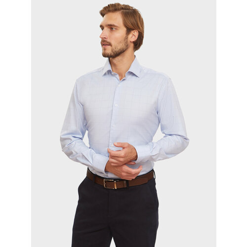 фото Рубашка kanzler, размер 42, голубой