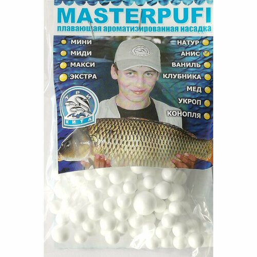 фото Насадка пенопластовые шарики, вкус анис, цвет белый россия
