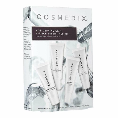 COSMEDIX Подарочный набор для женщин, антивозрастная косметика для зрелой кожи / Age Defying Skin Kit (4 products) набор для зрелой кожи age defying skin kit
