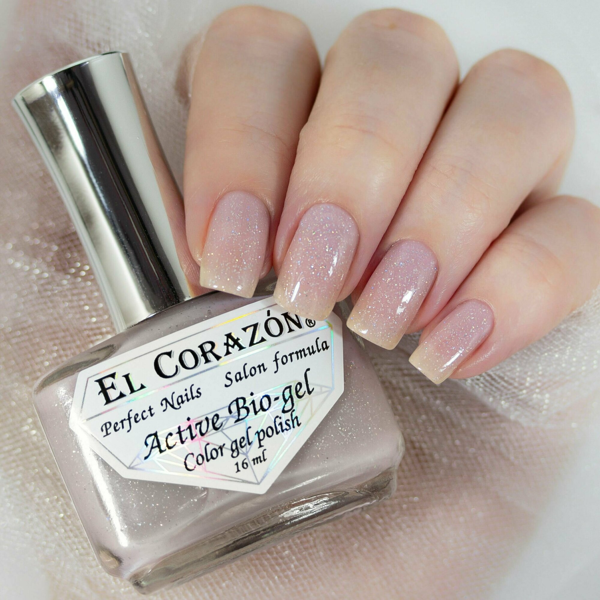 El Corazon лечебный лак для ногтей Активный Био-гель №423/2044 Shimmer 16 мл