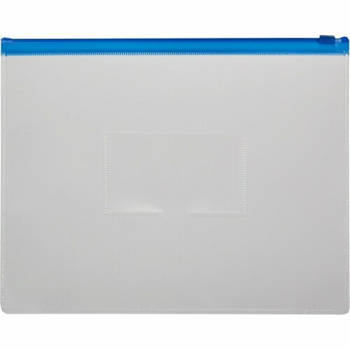 Папка-конверт Attache на молнии, 228х335 мм, синий (3635) папка конверт attache на молнии а4 синяя 0 16 мм 3635