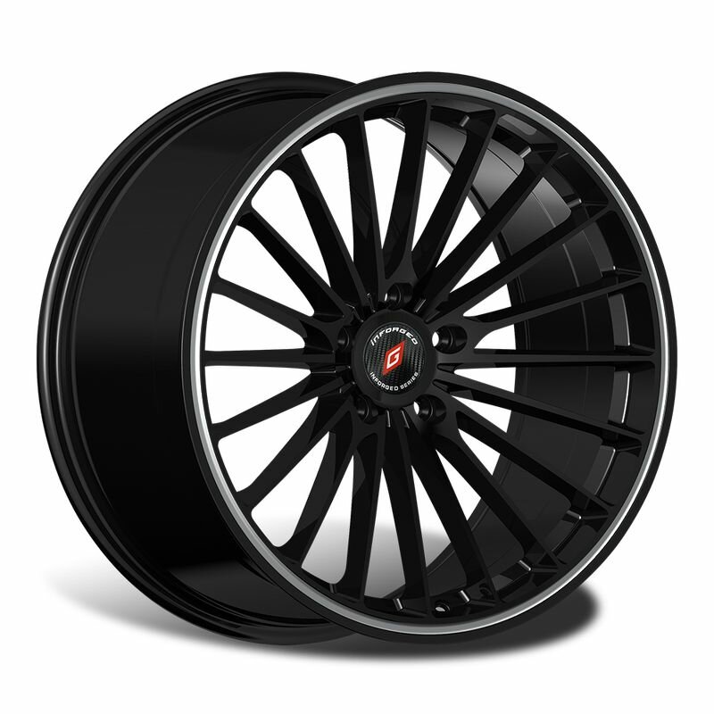 Inforged Ifg36 19x8.5j 5x112 Et32 Dia66.6 Matt Black Undercut Lip