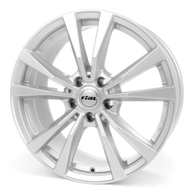 Rial M12x 20x9j 5x112 Et48 Dia66.5 Polar Silver