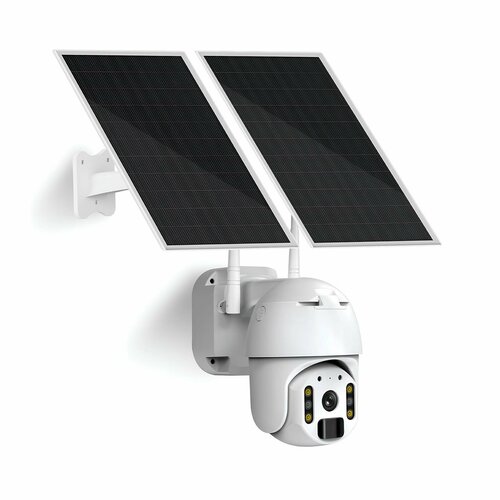 Поворотная беспроводная 4G 2MP уличная IP-камера Link Solar ZC302-2MP-4G W5047RU с двойной солнечной панелью 20Вт и мощным аккумулятором с записью 15145₽