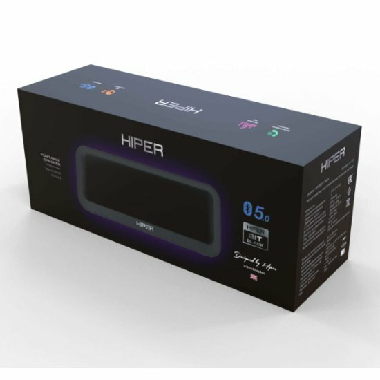 Портативная колонка Hiper BIT Bluetooth черный — фото 1