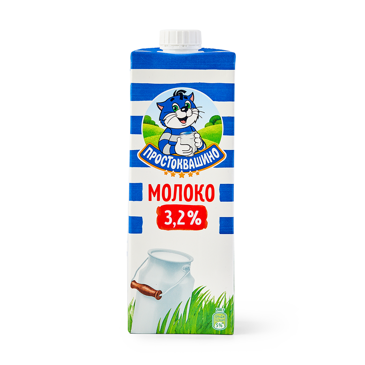 Молоко "Простоквашино", ультрапастеризованное, 3,2% жирности, 0,95 л