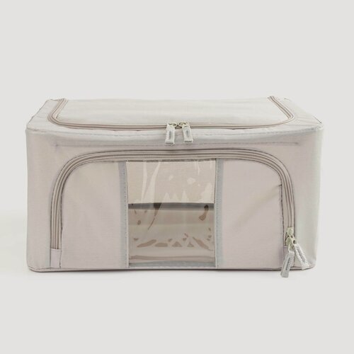 Изображение товара Органайзер-короб для вещей, Kuchenland, 40х30х20 см, на молнии, оксфорд, серый, Pedant