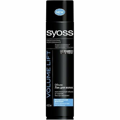 Лак для волос SYOSS VOLUME LIFT Объем экстрасильной фиксации 400мл, 343192