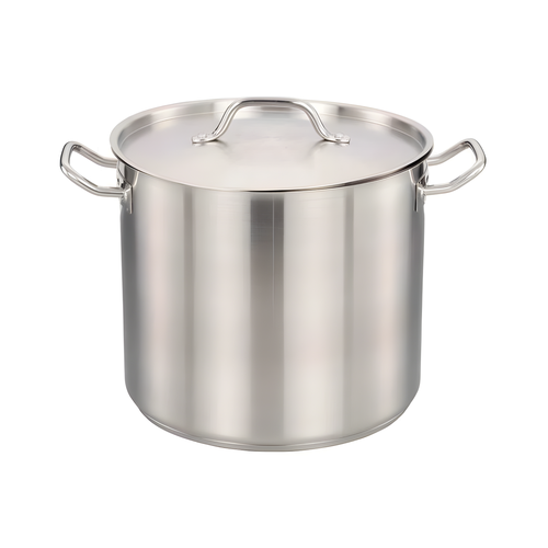 Кастрюля INDOKOR PROFESSIONAL нерж. сталь 13,8Л, 26Х26СМ с крышкой ZX-DST-26013