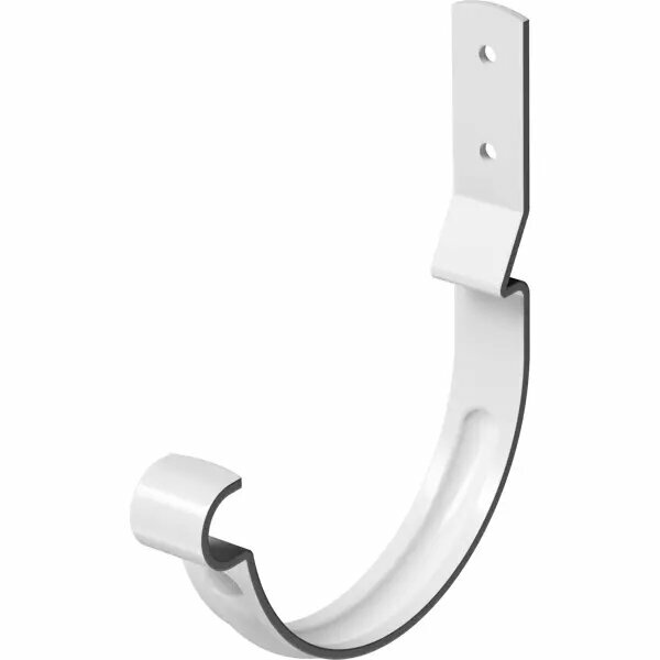 Карнизный крюк короткий металлический Dacha 125 мм 385 мм цвет белый