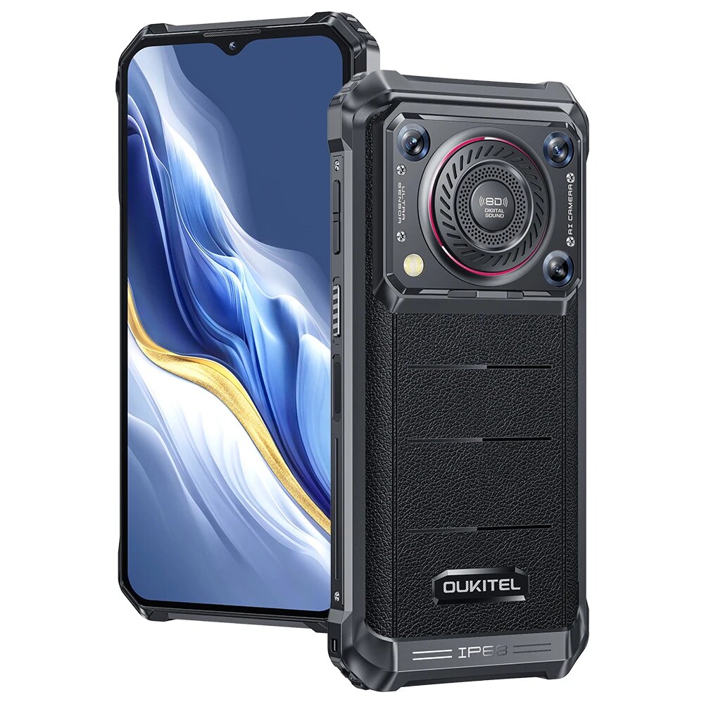 Смартфон Oukitel WP36 Pro 6/256 ГБ, защищенный, 10600 мАч, 6,52 дюйма, Android