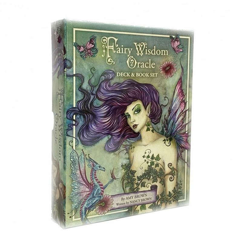 Карты Таро "Fairy Wisdom Oracle Deck and Book Set" Us Games / Оракул Мудрость Феи и Набор Книг 63463 US Games Systems