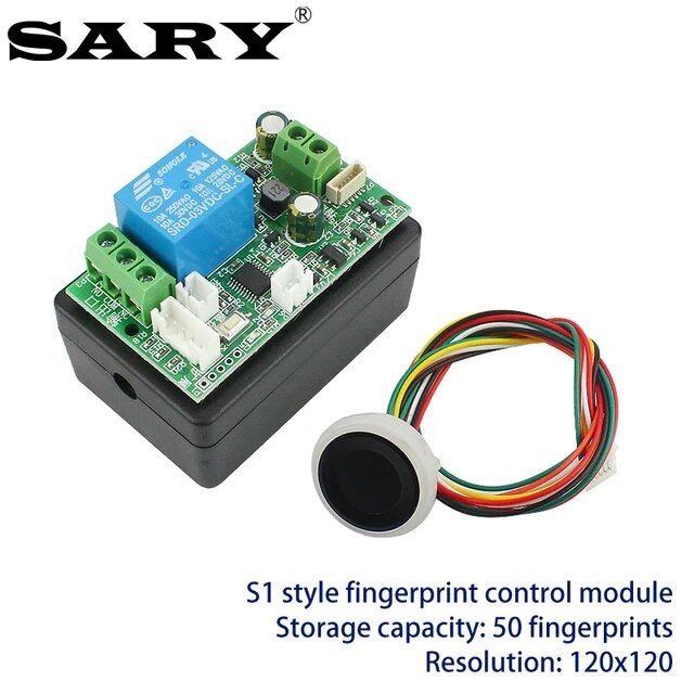 Модуль контроля доступа SARY S1 Relay, 50 отпечатков