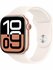 Apple Watch Series 10 46mm Rose Gold Aluminum Case with Sport Ban...