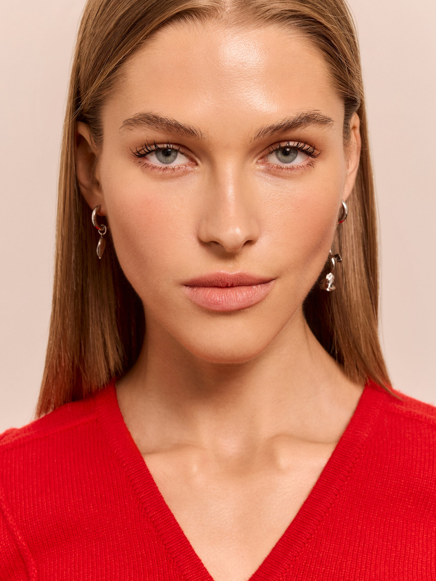 Серьги с подвесками, конго ELTANIKA, серебристый — фото 1