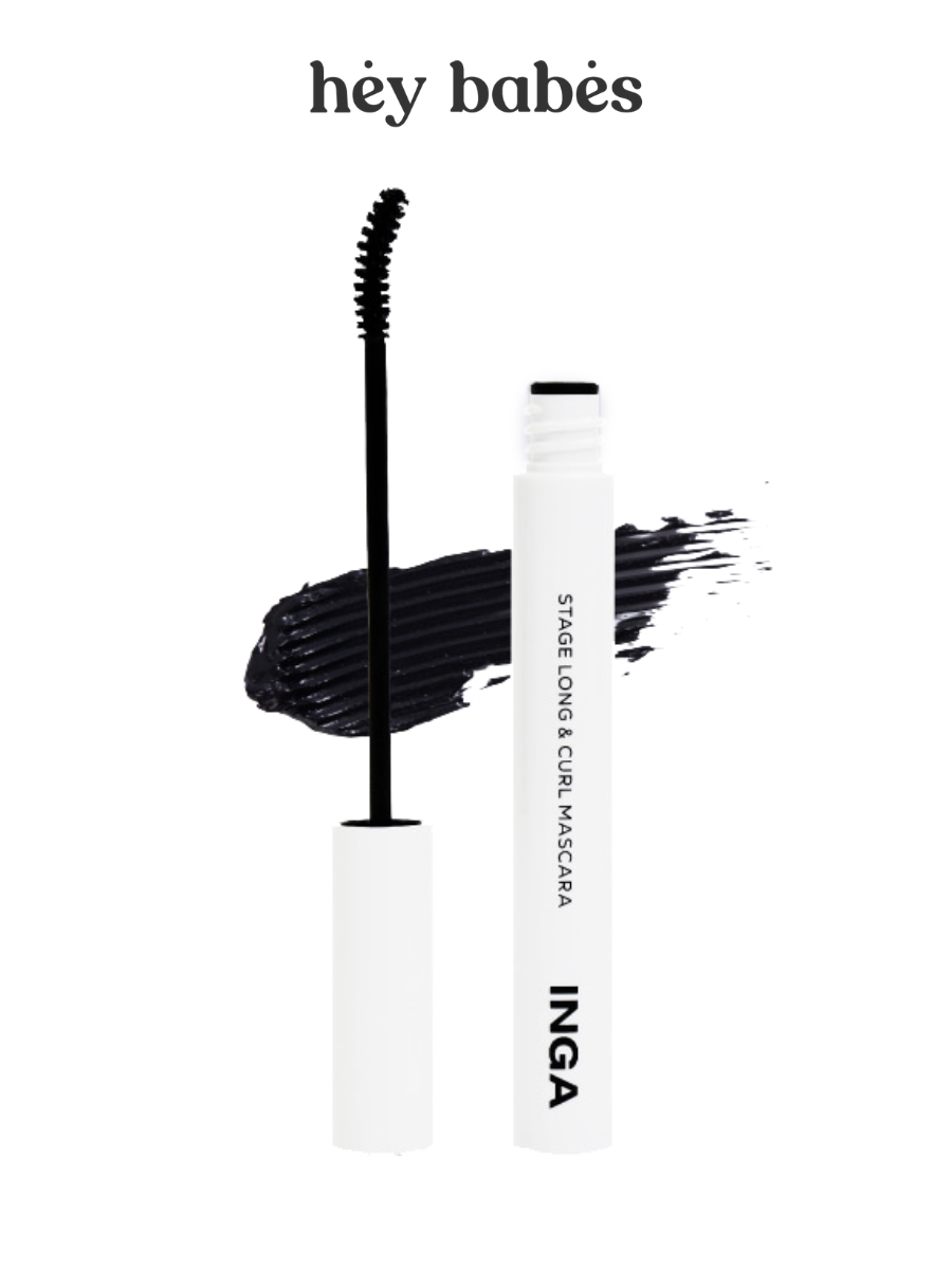 Подкручивающая тушь для ресниц INGA Stage Long&Curl Mascara Black