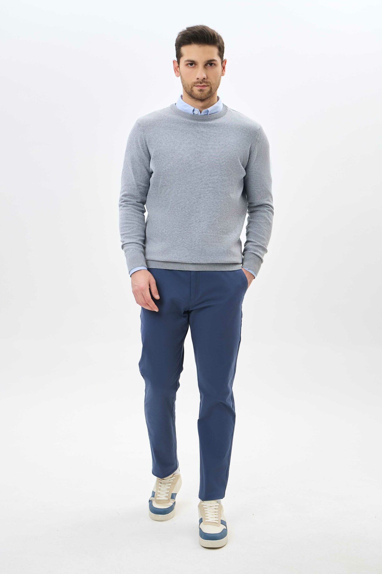 Брюки чинос TERRA PRO TERRA PRO, размер 30, blue — фото 1