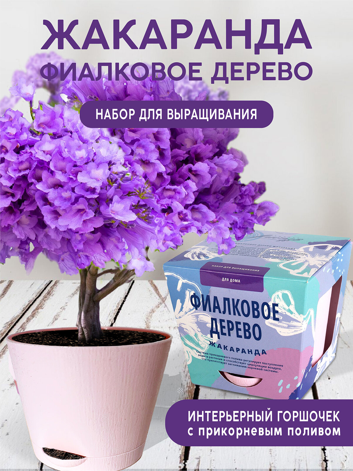 Набор для выращивания растений и цветов в горшке для дома