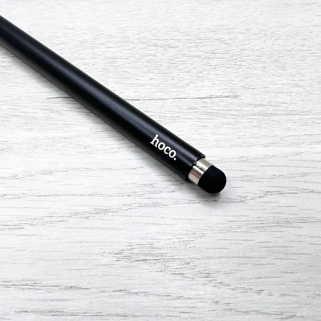 Стилус Hoco GM103 Pencil, универсальный, два в одном, черный, металлический — фото 1