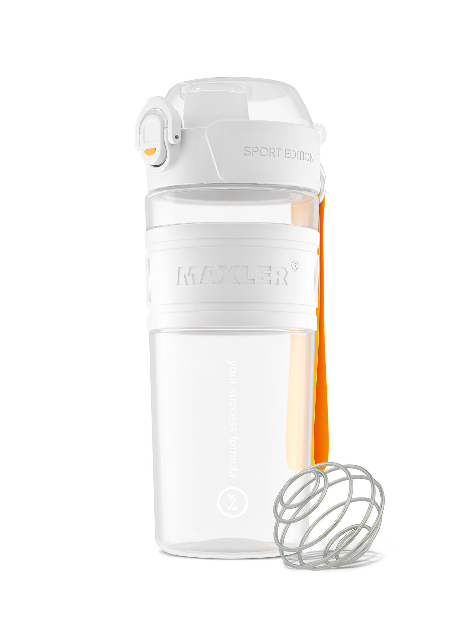Шейкер спортивный для протеина и спортивного питания Maxler Sport Edition 750 мл белый
