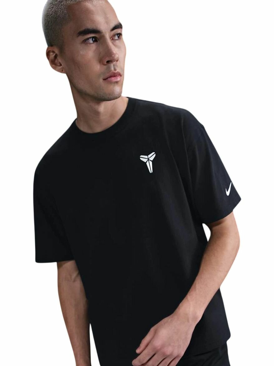 Футболка спортивная NIKE Kobe Basketball T-Shirt размер L INT черный белый