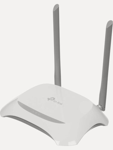 Изображение товара Wi-Fi роутер TP-LINK TL-WR840N, Wi-Fi 4 (802.11n), N300, 300 Мбит/с, 2.4 ГГц, маршрутизатор, 4 LAN порта, белый