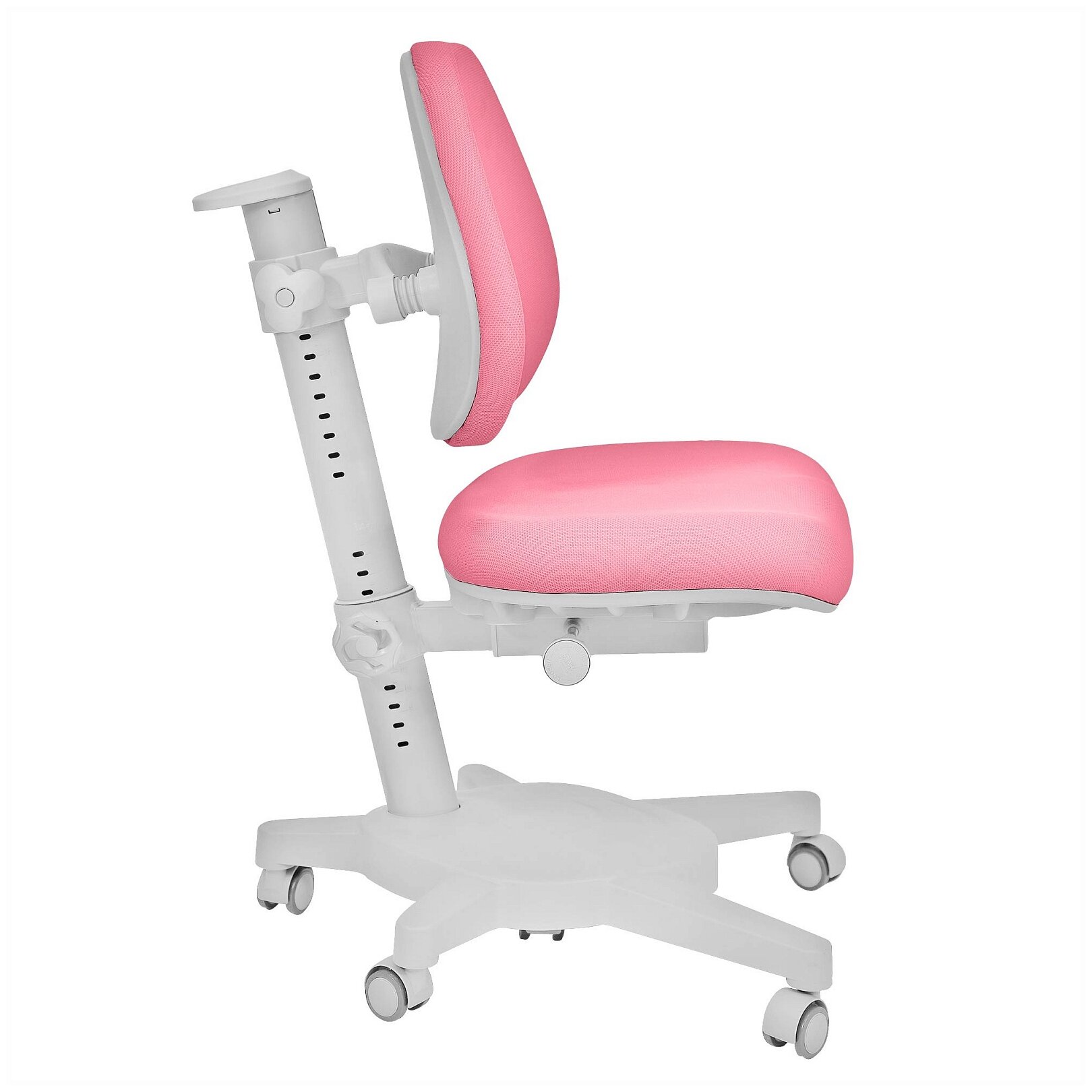 Комплект Anatomica Smart-60 Lux парта + кресло + надстройка + органайзер + ящик белый/розовый с розовым креслом Armata Duos - фотография № 4