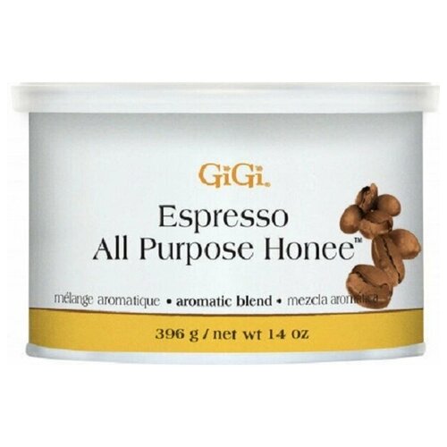 Воск универсальный медовый с ароматом кофе Espresso All Purpose Honee, GiGi, 396 гр