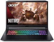 17.3" Ноутбук Acer Nitro 5 AN517-41-R2LC 1920x1080, AMD Ryzen 5 5600H 3.3 ГГц, RAM 12 ГБ, DDR4, SSD 512 ГБ, NVIDIA GeForce RTX 3060, Windows 10 Home, NH.QARER.008, черный