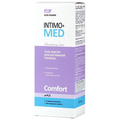 Intimo+Med Гель-масло для интимной гигиены серии Comfort, 200 мл