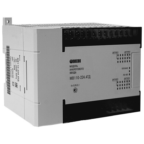 Модуль аналогового ввода сигналов тензодатчиков овен МВ110-224.4ТД (с интерфейсом RS-485)