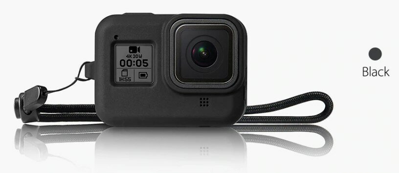 Силиконовый чехол для GoPro 8 черный