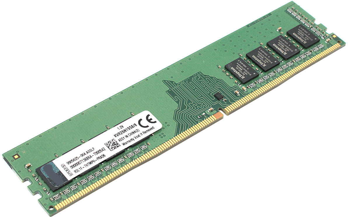 Модуль памяти Kingston DIMM DDR4, 8ГБ, 2666МГц, PC4-21300