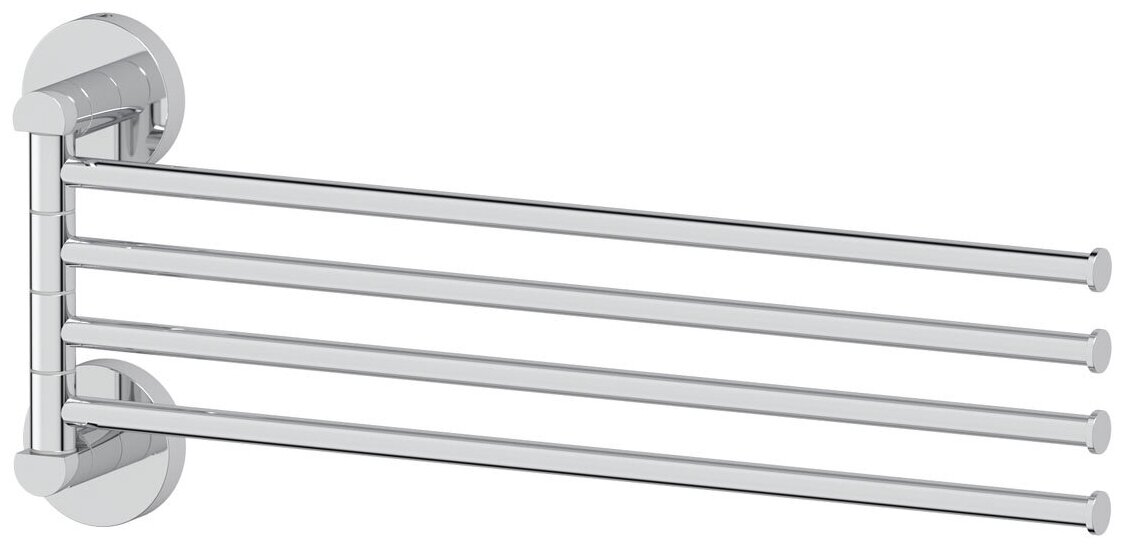 Держатель полотенец поворотный четверной 40 cm (хром) (ARTWELLE) HAR 025