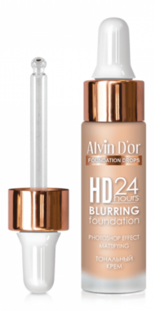 Alvin Dor Тональный крем HD 24 hours Blurring foundation, 15 мл, оттенок: 05 классический бежевый