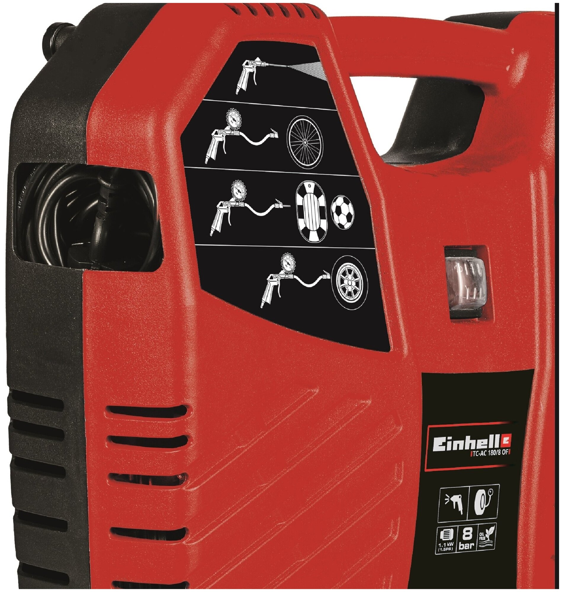 Компрессор безмасляный Einhell TC-AC 180/8 OF 11 кВт