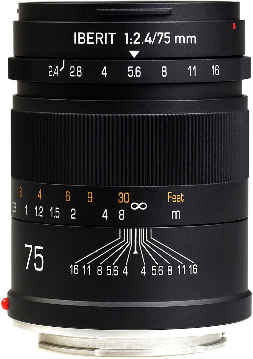 HandeVision IBERIT 75mm f/2.4 Sony E (Frosted black)