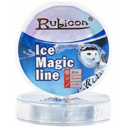 Леска зимняя RUBICON Ice Magic Line (steel gray) 30 м 0,16 мм