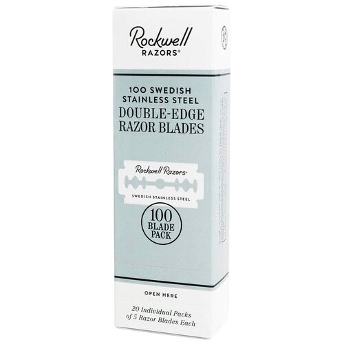 Лезвия для Т-образной бритвы, Rockwell Razors, 50 шт