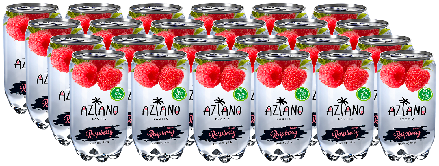 Aziano Raspberry (Малина) 0,35л./12шт. Азиано - фотография № 1