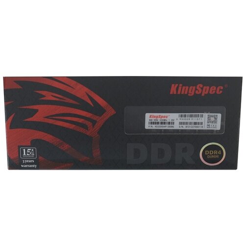 Модуль памяти KingSpec DDR4 DIMM 3200Mhz PC25600 CL17 - 8Gb KS3200D4P13508G