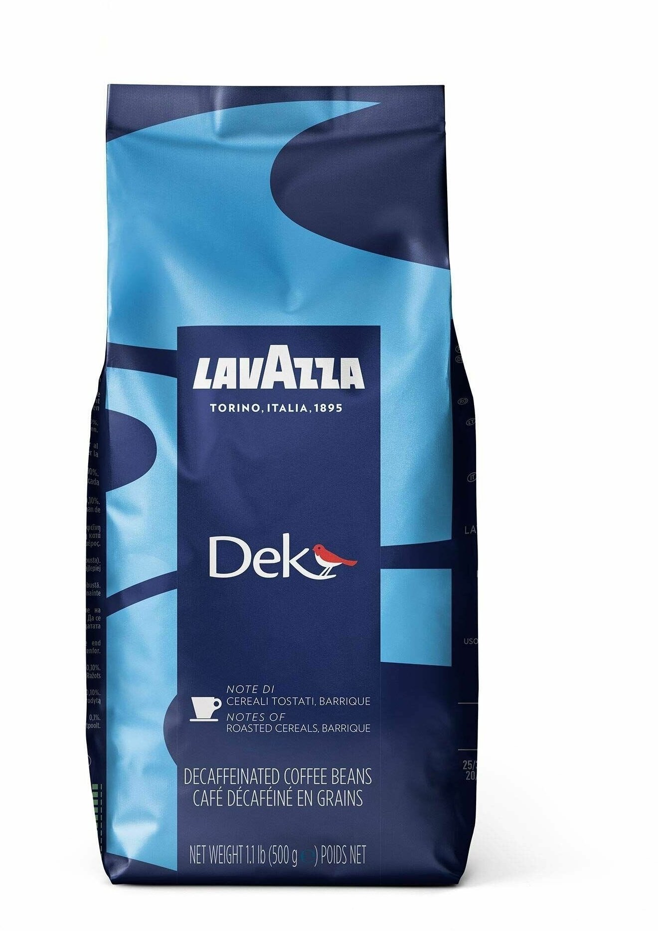 Кофе в зернах Lavazza Dek (без кофеина), 500г