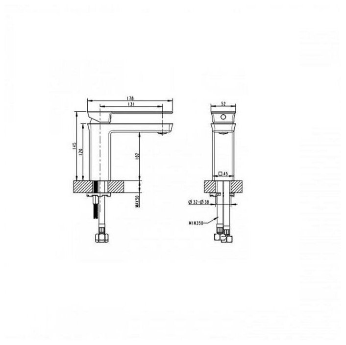 Смеситель Bravat Phillis F156101C для раковины - фото №3