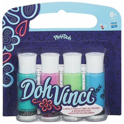 Масса для лепки DohVinci Набор картриджей 4 цвета A8328/A8322