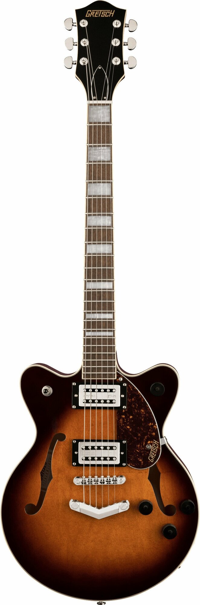 GRETSCH G2655 Streamliner Center Jr. DC Forge Glow Maple электрогитара, цвет санберст