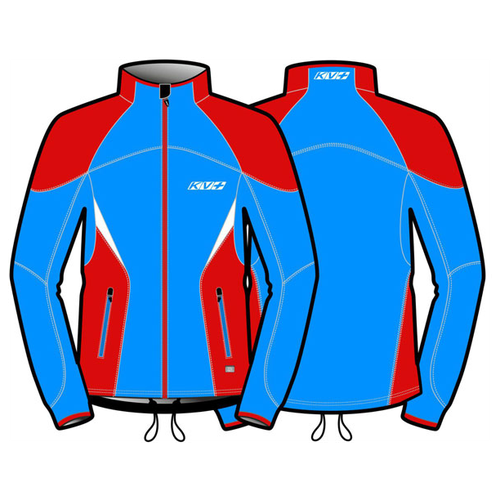 Куртка KV+, размер 38, синий, красный